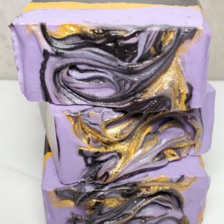 Black Amber and Lavender soap